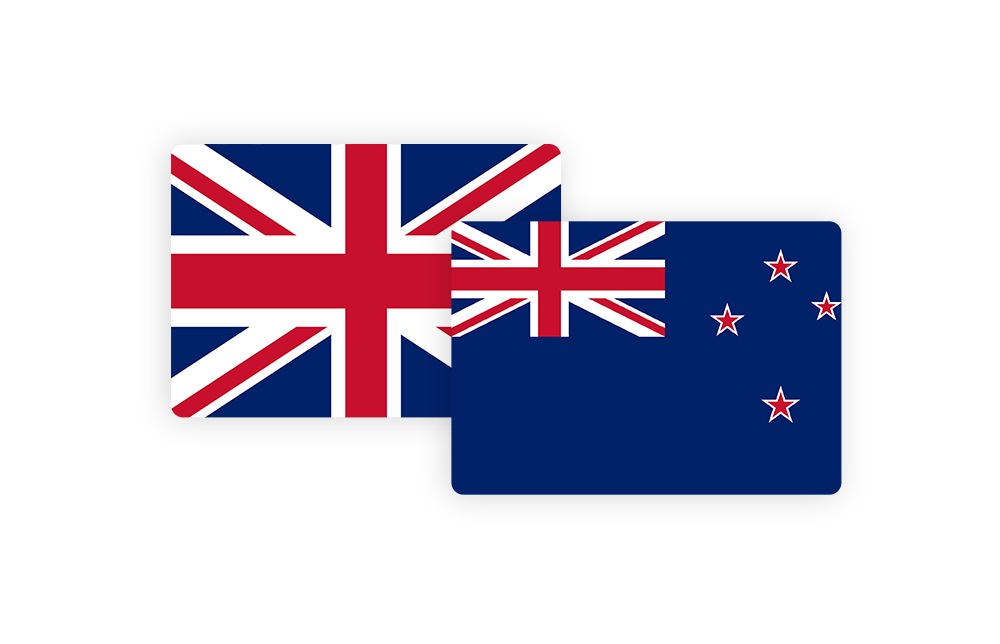an illustration of the flags of New Zealand and the UK An illustration of the flags of New Zealand and the UK