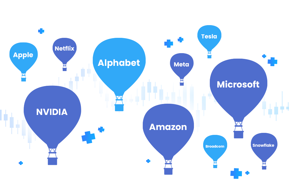 An illustration of NYSE FANG+ companies An illustration of NYSE FANG+ companies